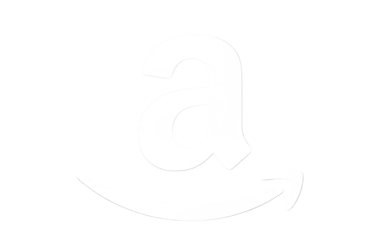 Amazon logo on a transparent background